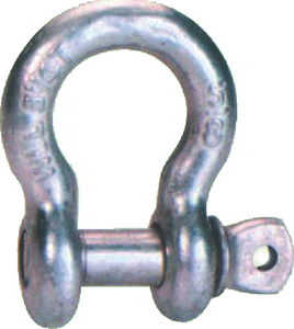 GALV SHACKLE ANCH RATED 1/4RAT